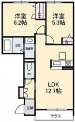 プロヌーブ中仙道の物件間取画像